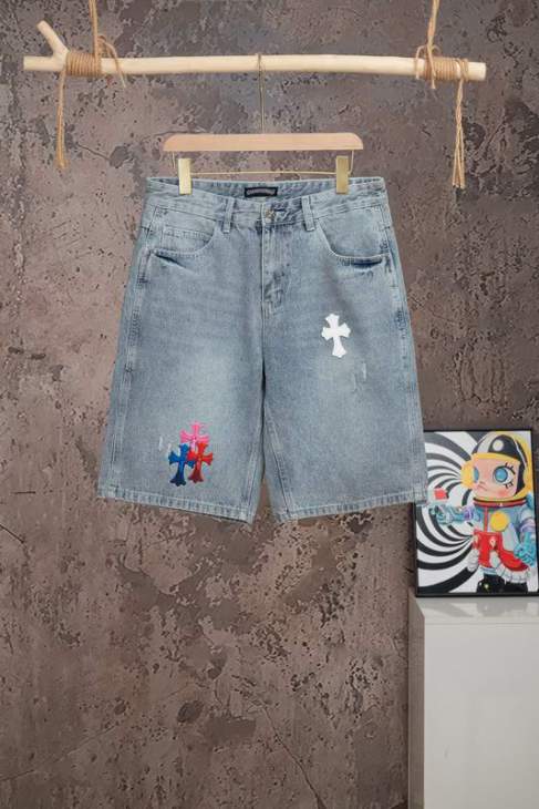 Picture of Chrome Hearts Jeans Short _SKUChromeHeartsM-2XLmmtxM24968843